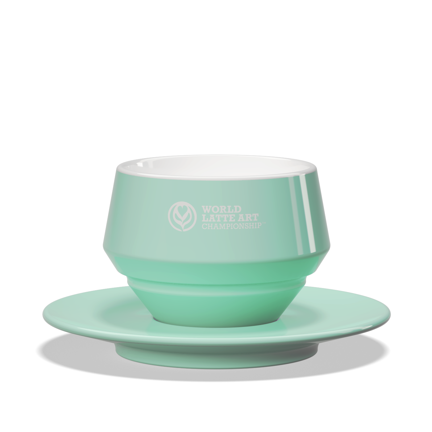1 x Maniko Milk Cup with Saucer - WLAC Copenhagen 2024 Official Mug