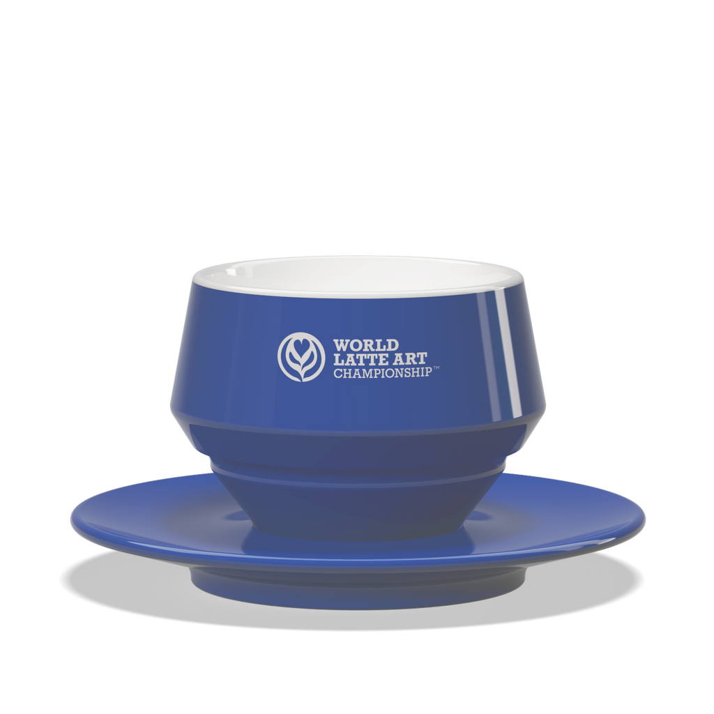 1 x Maniko Milk Cup with Saucer - WLAC Geneve 2025 Official Mug