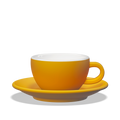 1 x Tulipano Milk Cup 260cc with Saucer